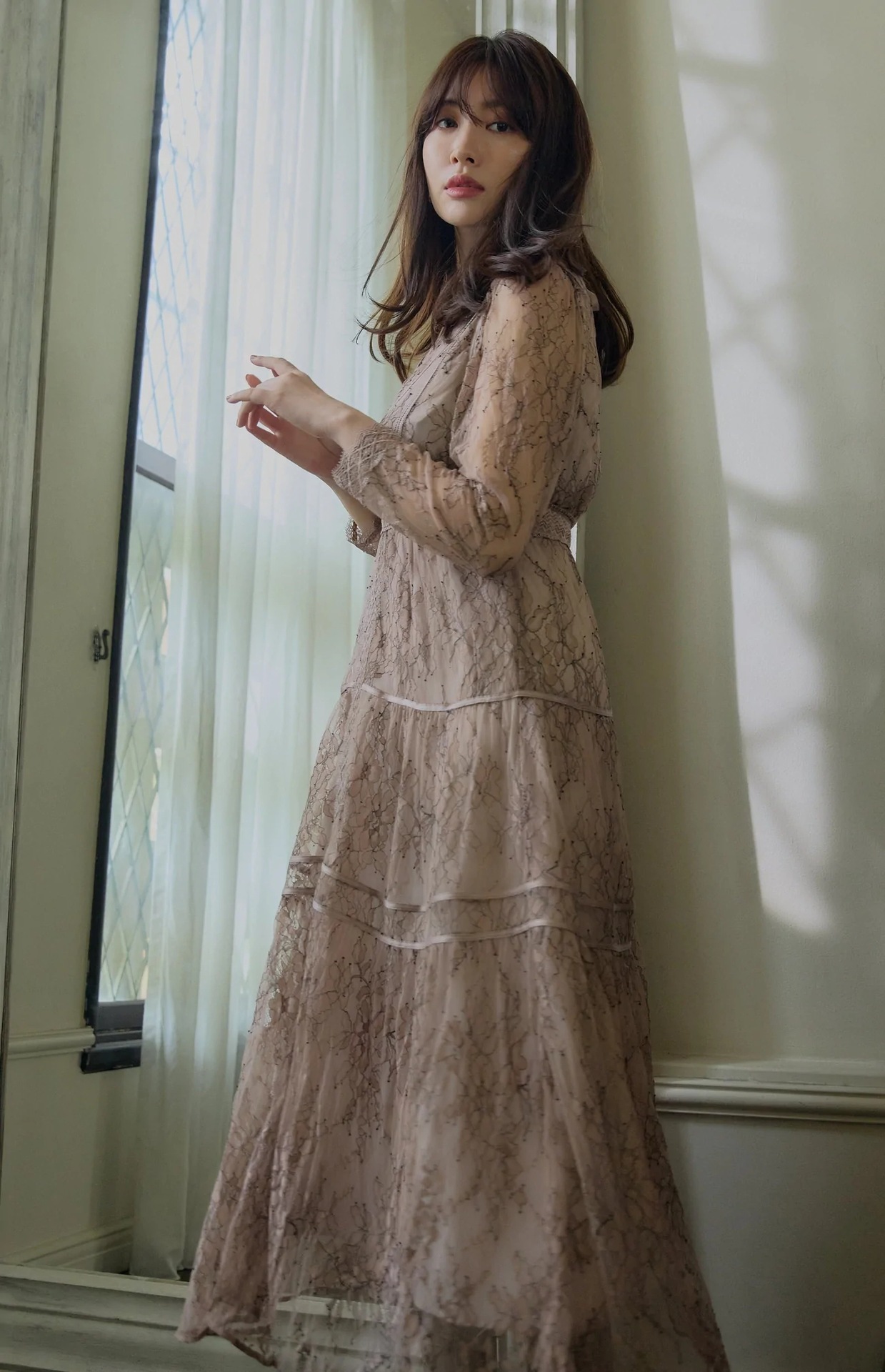 でおすすめアイテム。 herlipto Jupiter Lace-Trimming Dress granmar