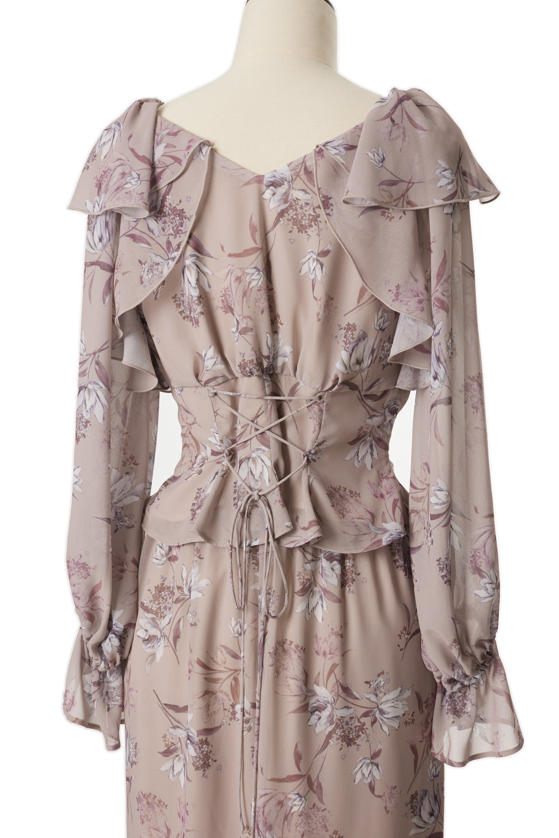 Fubail / Gentiana Print Frill Set Up Fubail / Gentiana Print Frill Set Up