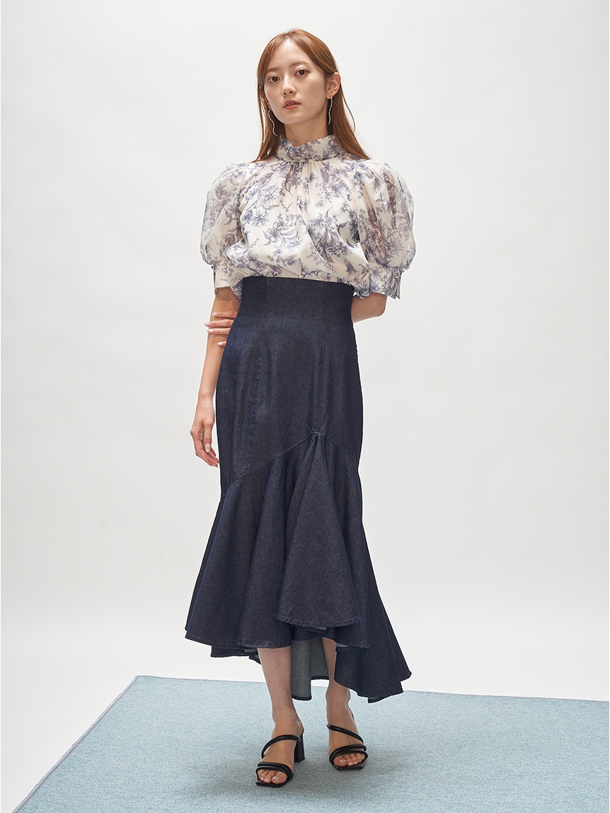 Fubail / Sustainableオーガンシースルーブラウス 入金確認後5-7