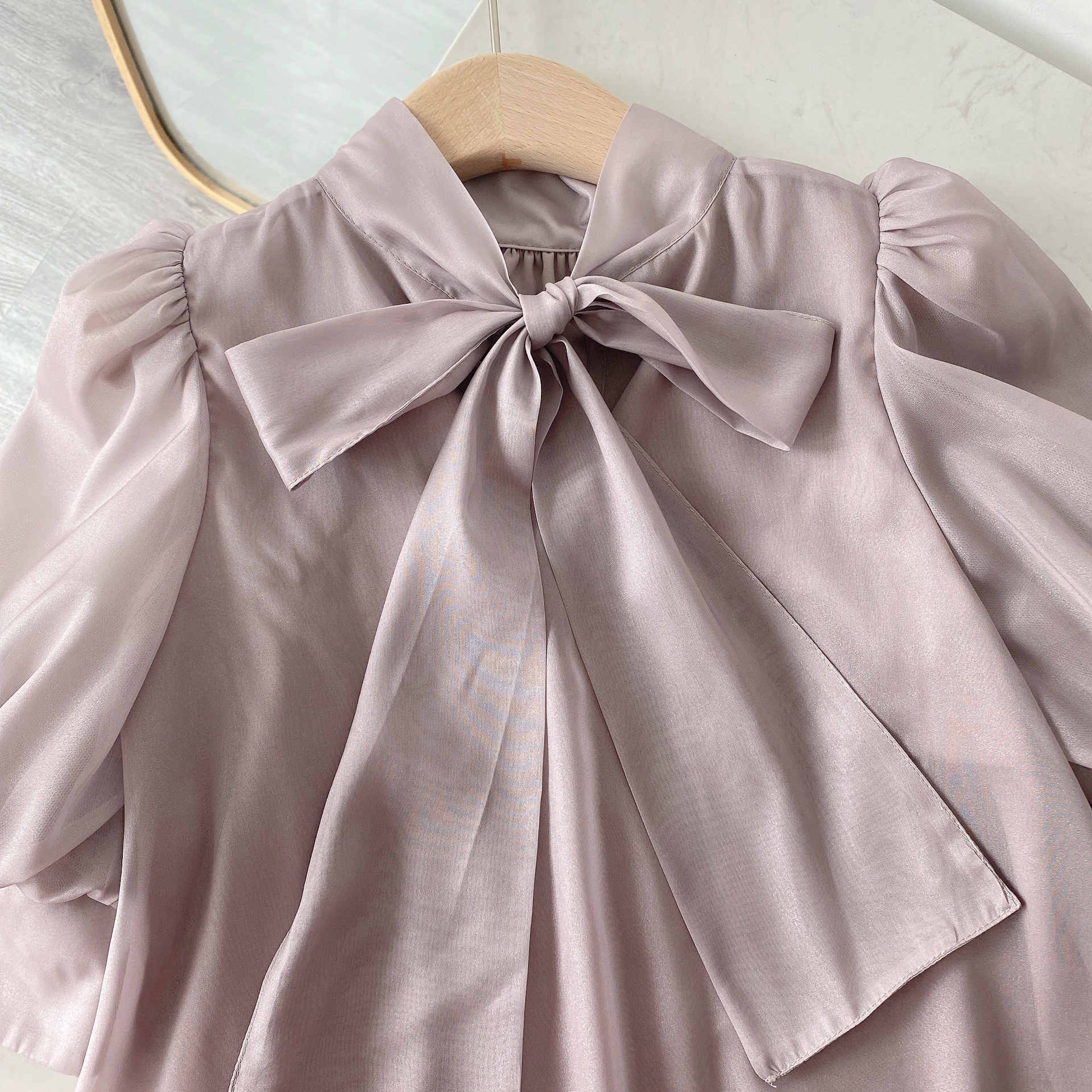 Fubail / Sustainableオーガンシースルーブラウス 入金確認後5-7