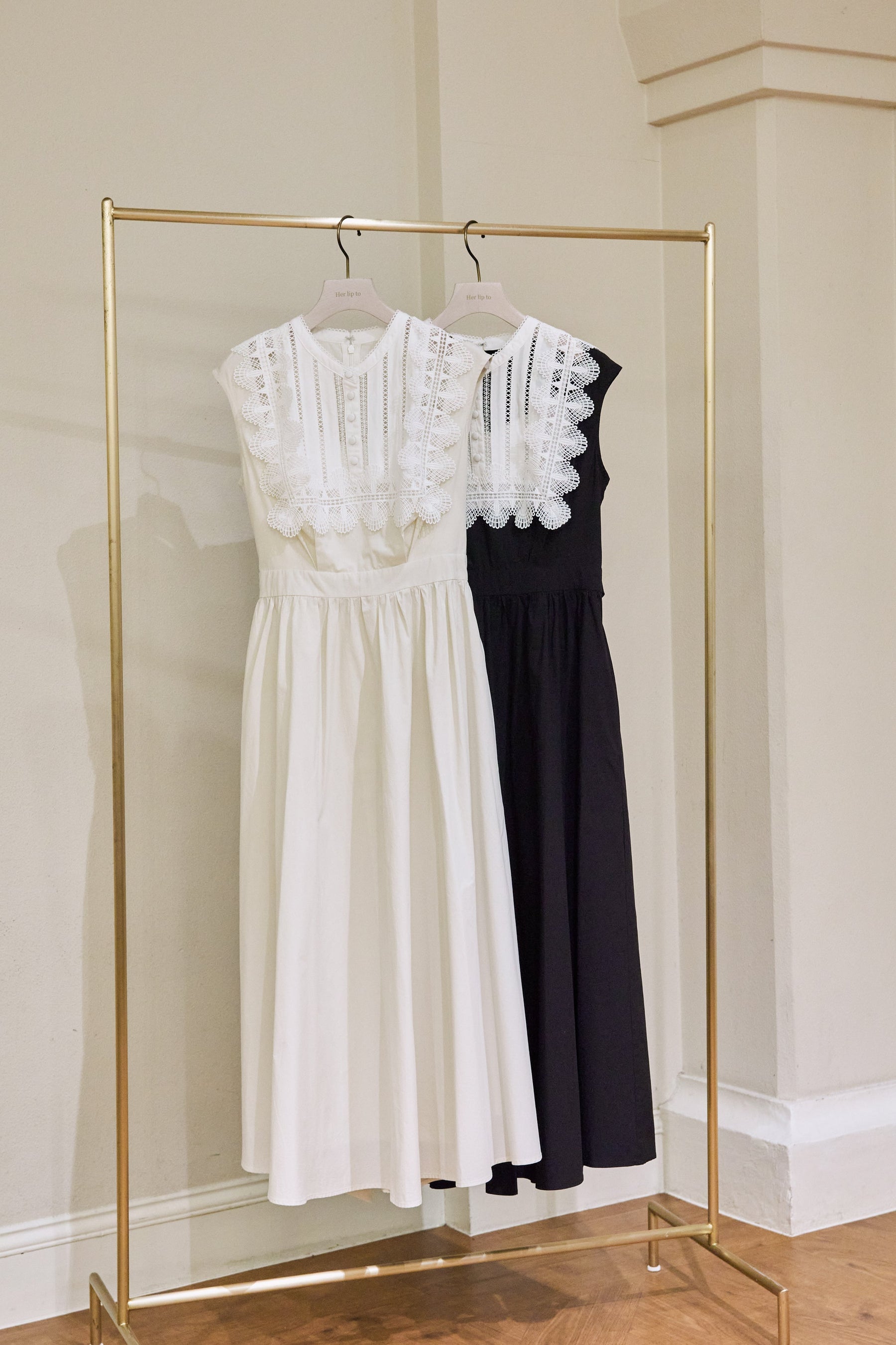 Grace Cotton Blend Long Dress