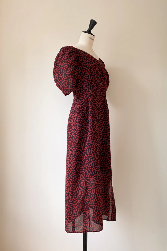 Fubail / Cherry Pattern Cache-Coeur One-Piece