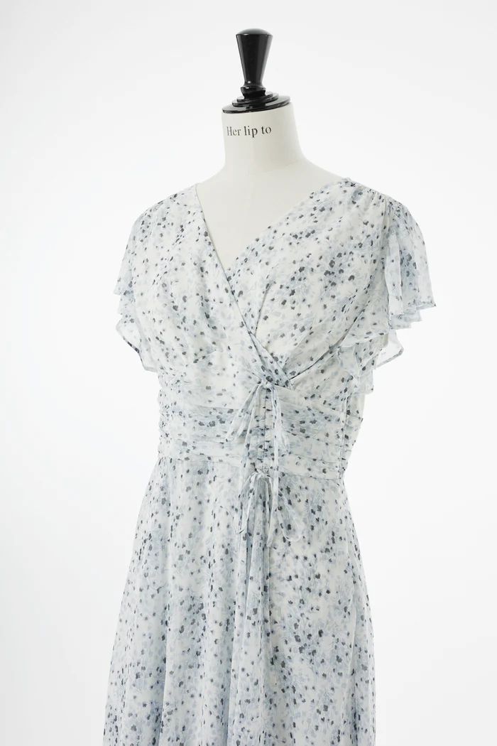 Le Negresco Floral Dress Her lip to