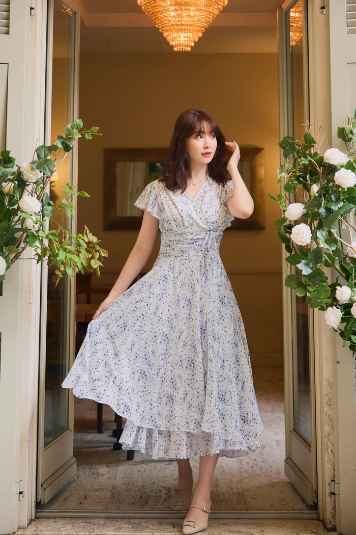 Le Negresco Floral Dress