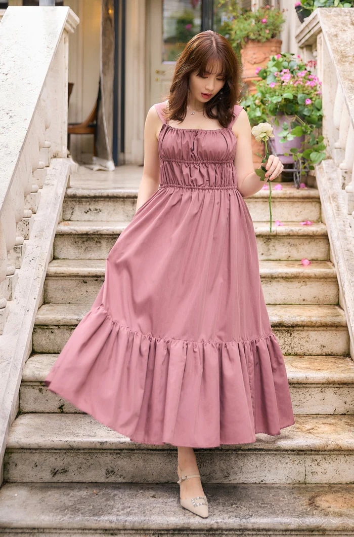 Fubail / Double Bow Summer Long Dress