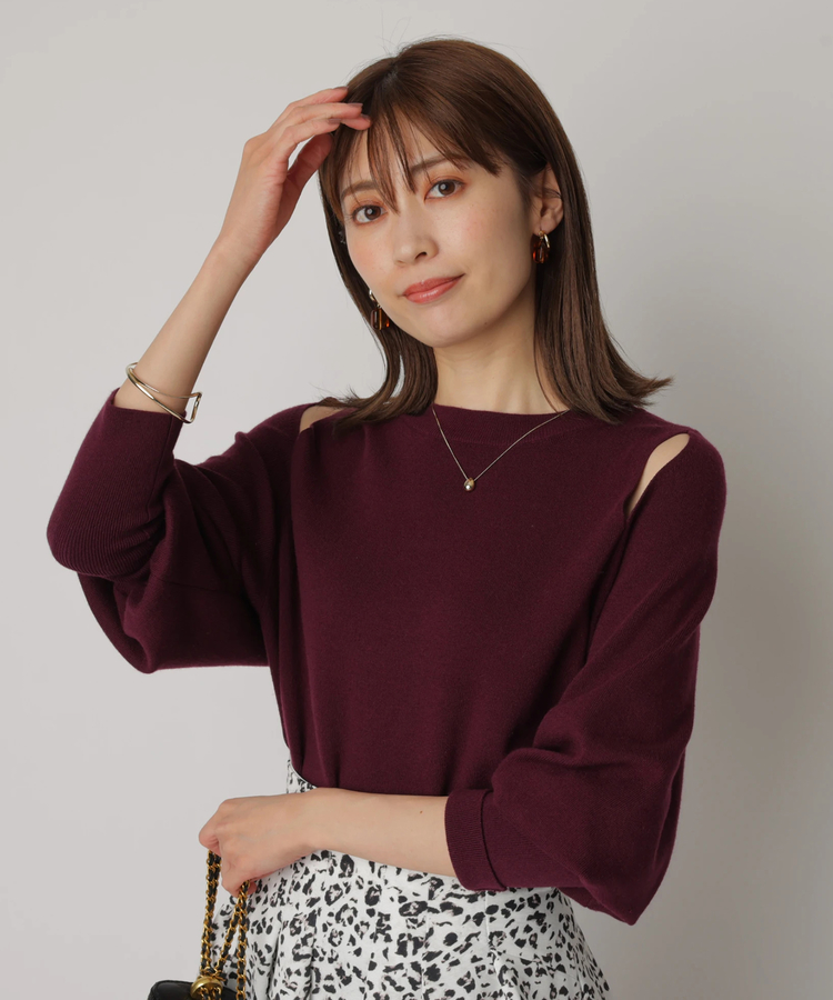 Fubail / ショルダースリットニット