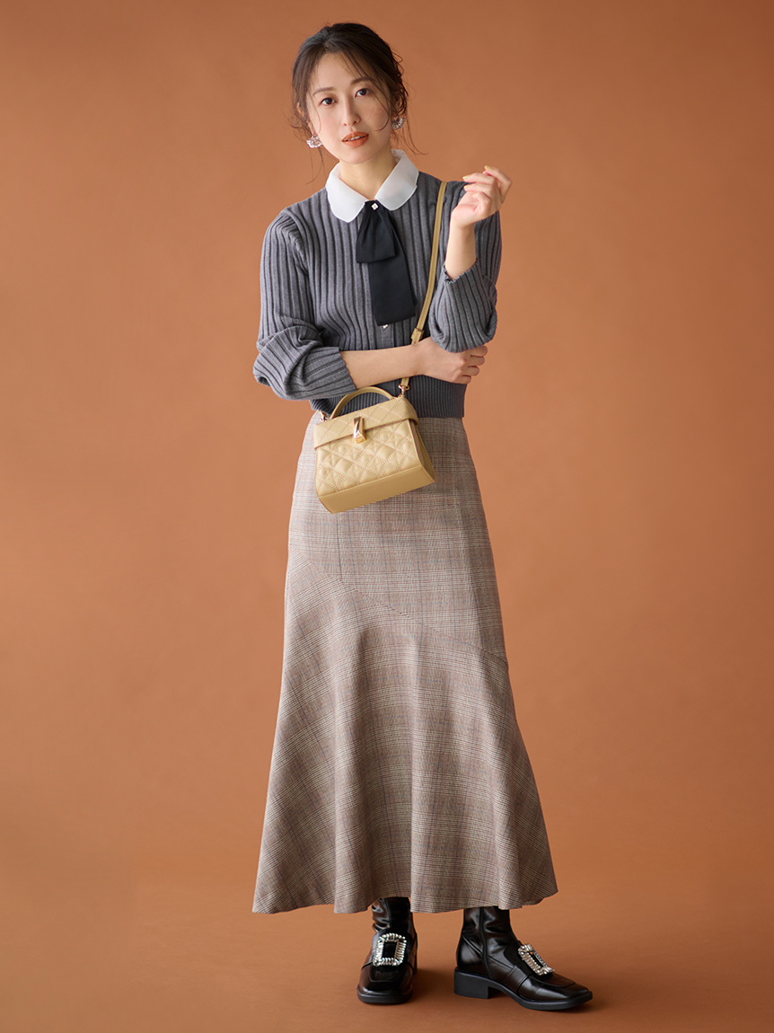 CELFORD（セルフォード）の「デタッチャブルボウ＆カラーカーデ