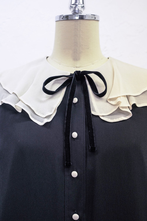 Fubail / Romantic Volume Sleeve Midi Dress